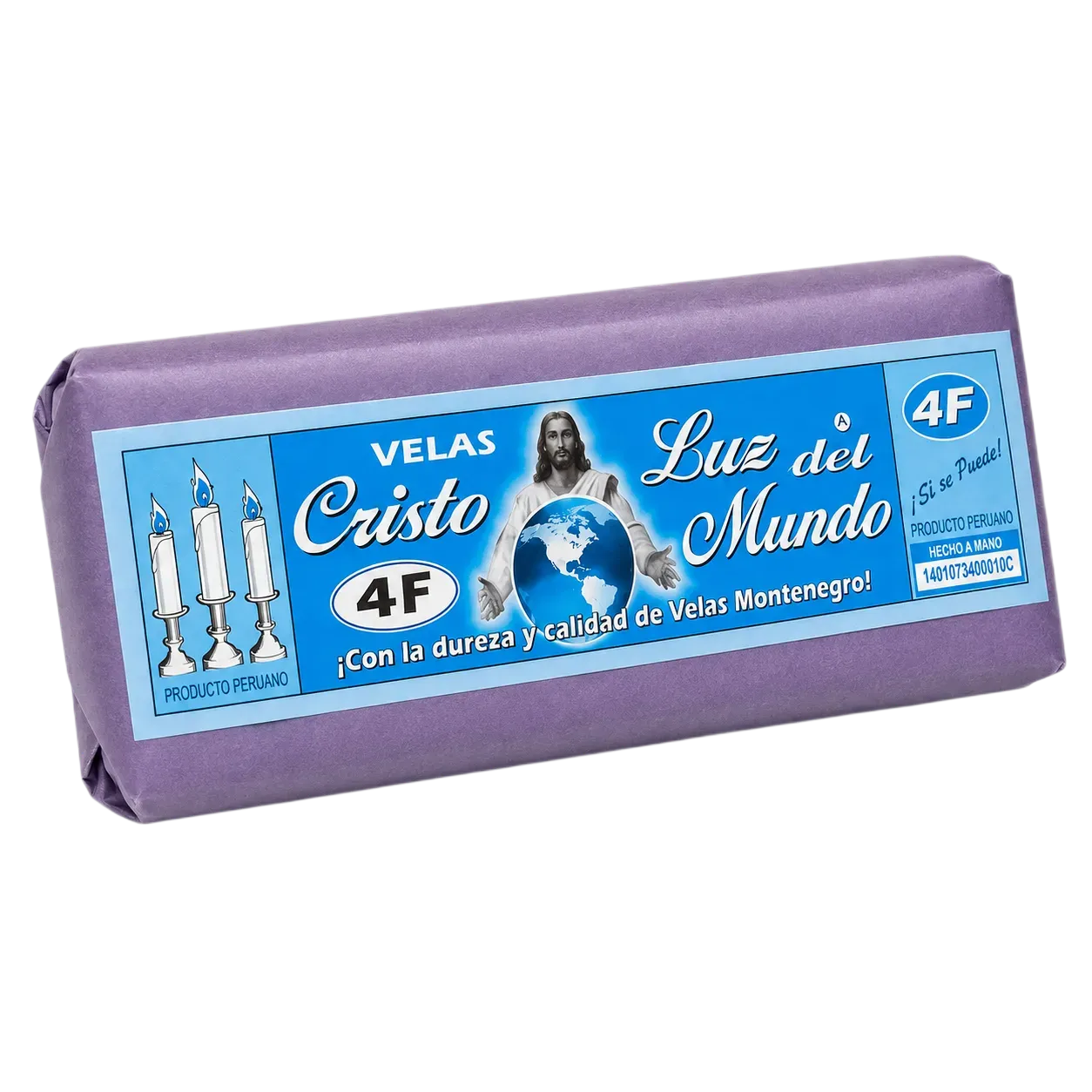 Empaque Luz de Cristo de Velas Montenegro